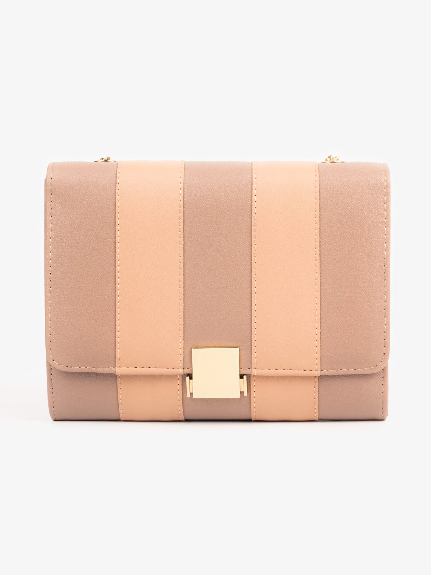 Striped Clutch