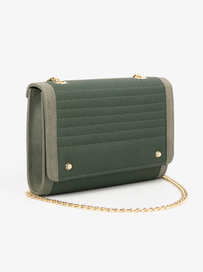 Quilted Flap Clutch