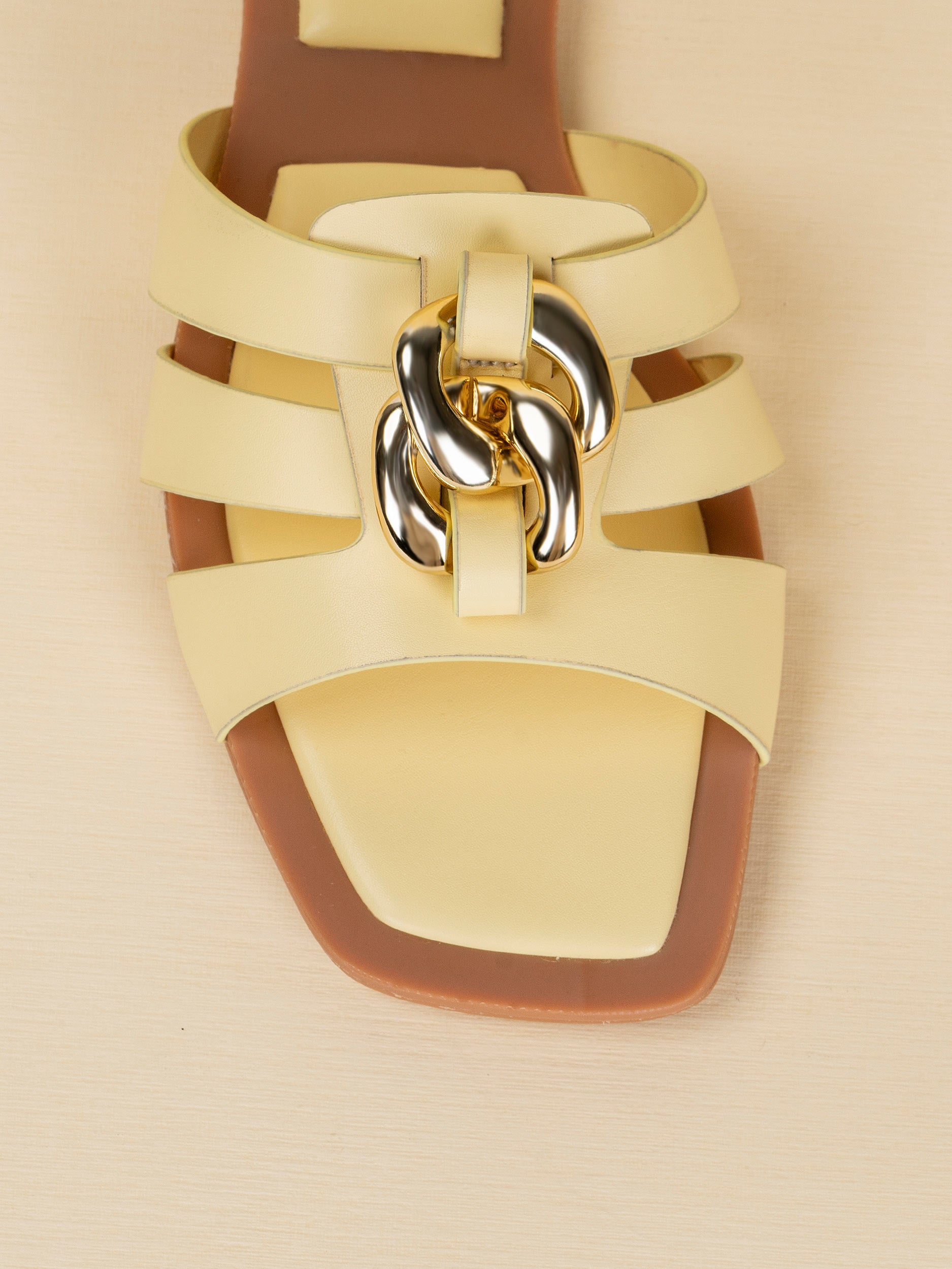 Yellow Chic Slides