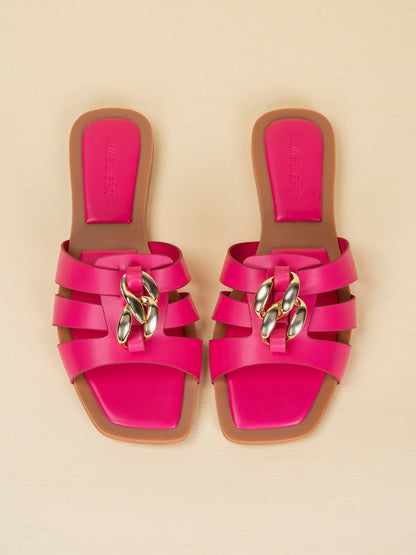 Pink Chic Slides