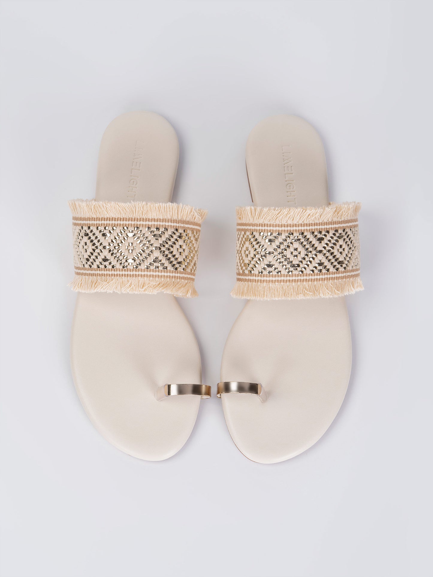 Off-White Fringe Slides