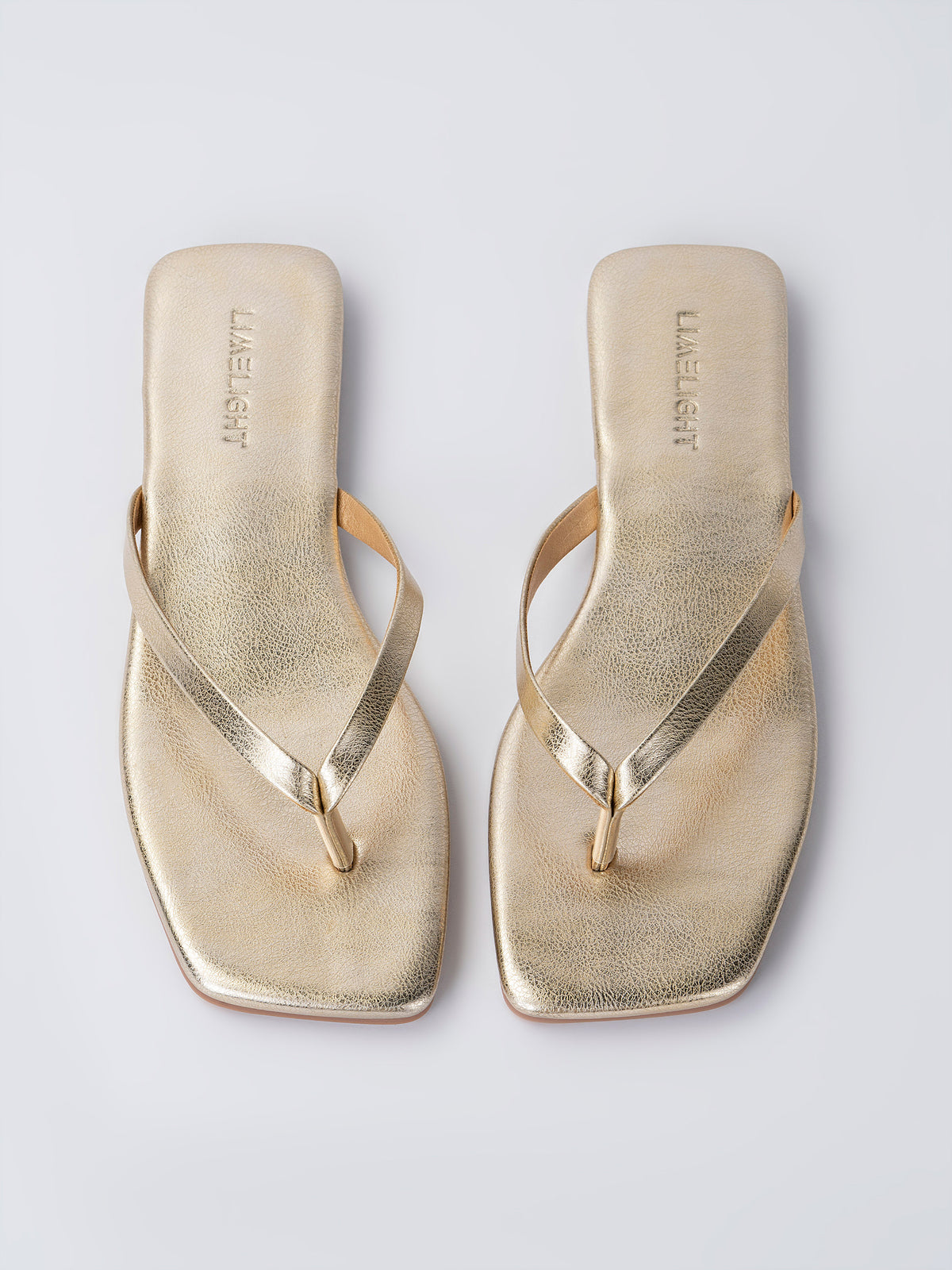 Metallic Flip Flops