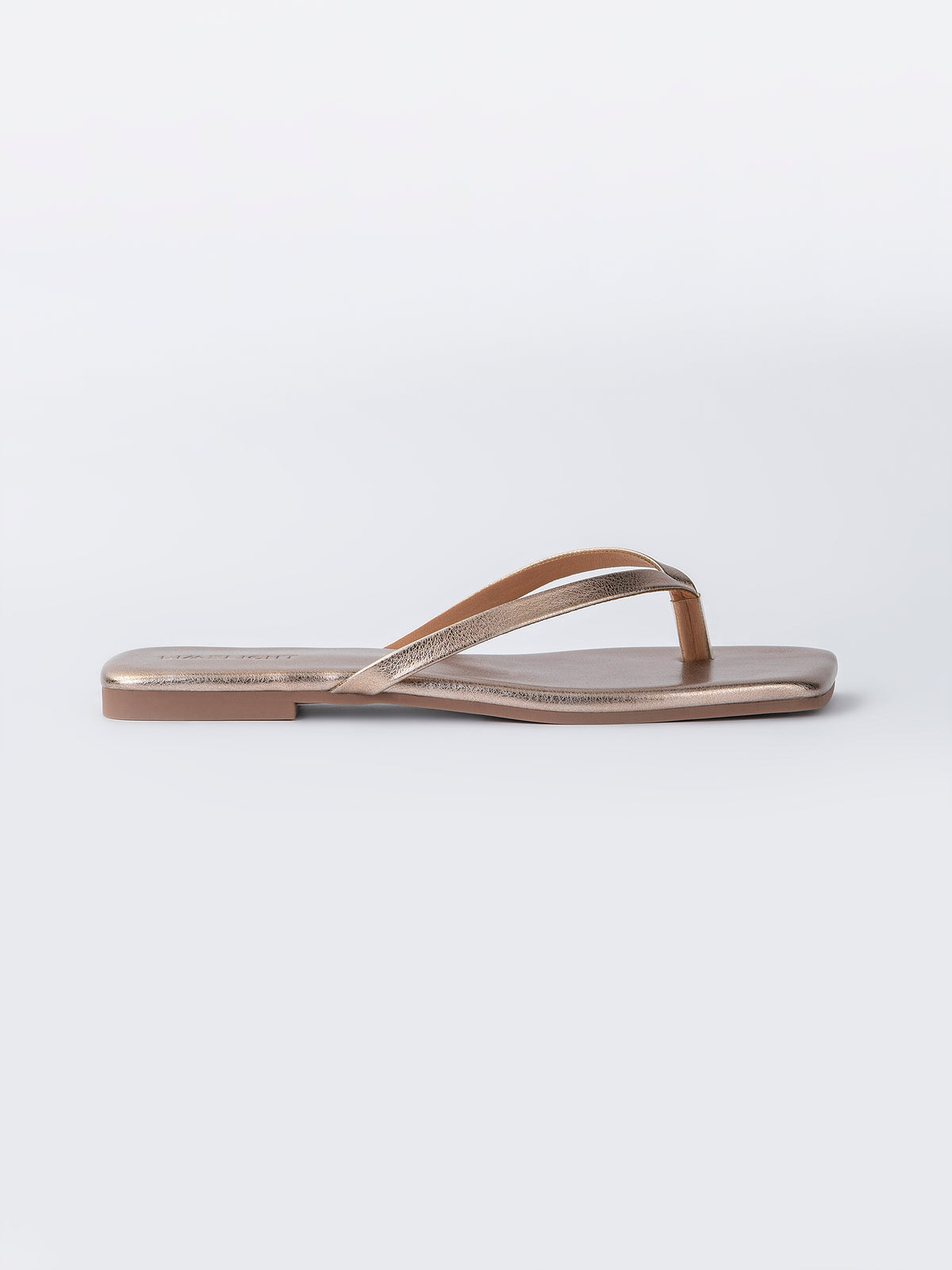 Metallic Flip Flops