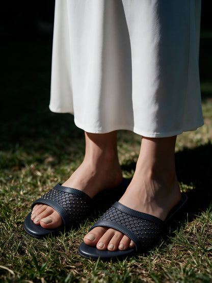 Studded Mesh Slides