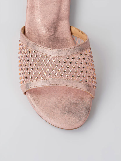 Studded Mesh Slides