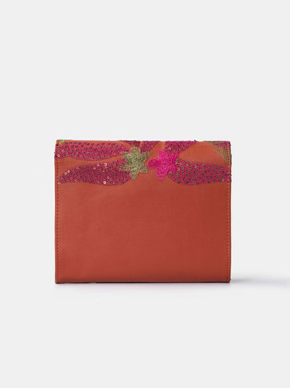 Embroidered Clutch