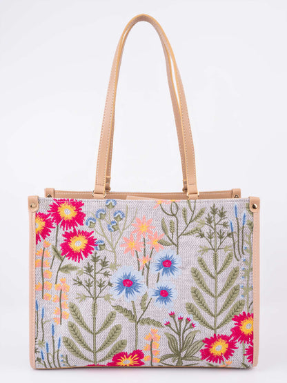 Embroidered Tote Bag