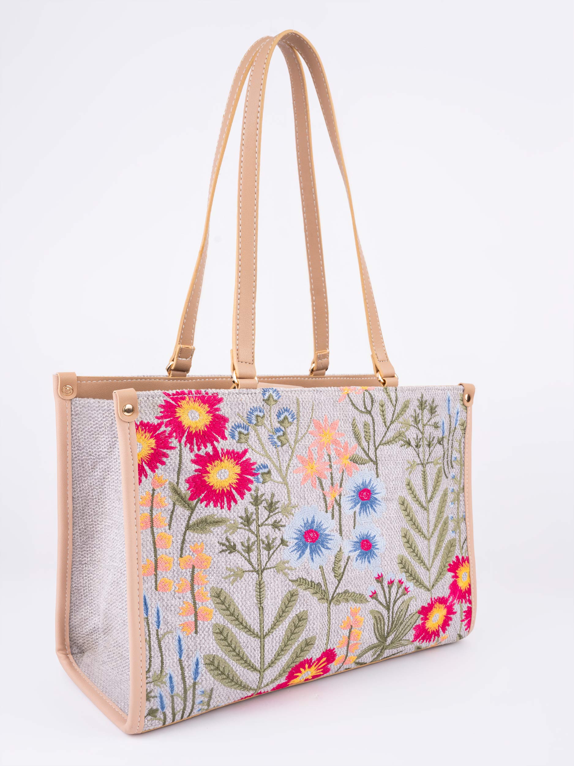 Embroidered Tote Bag