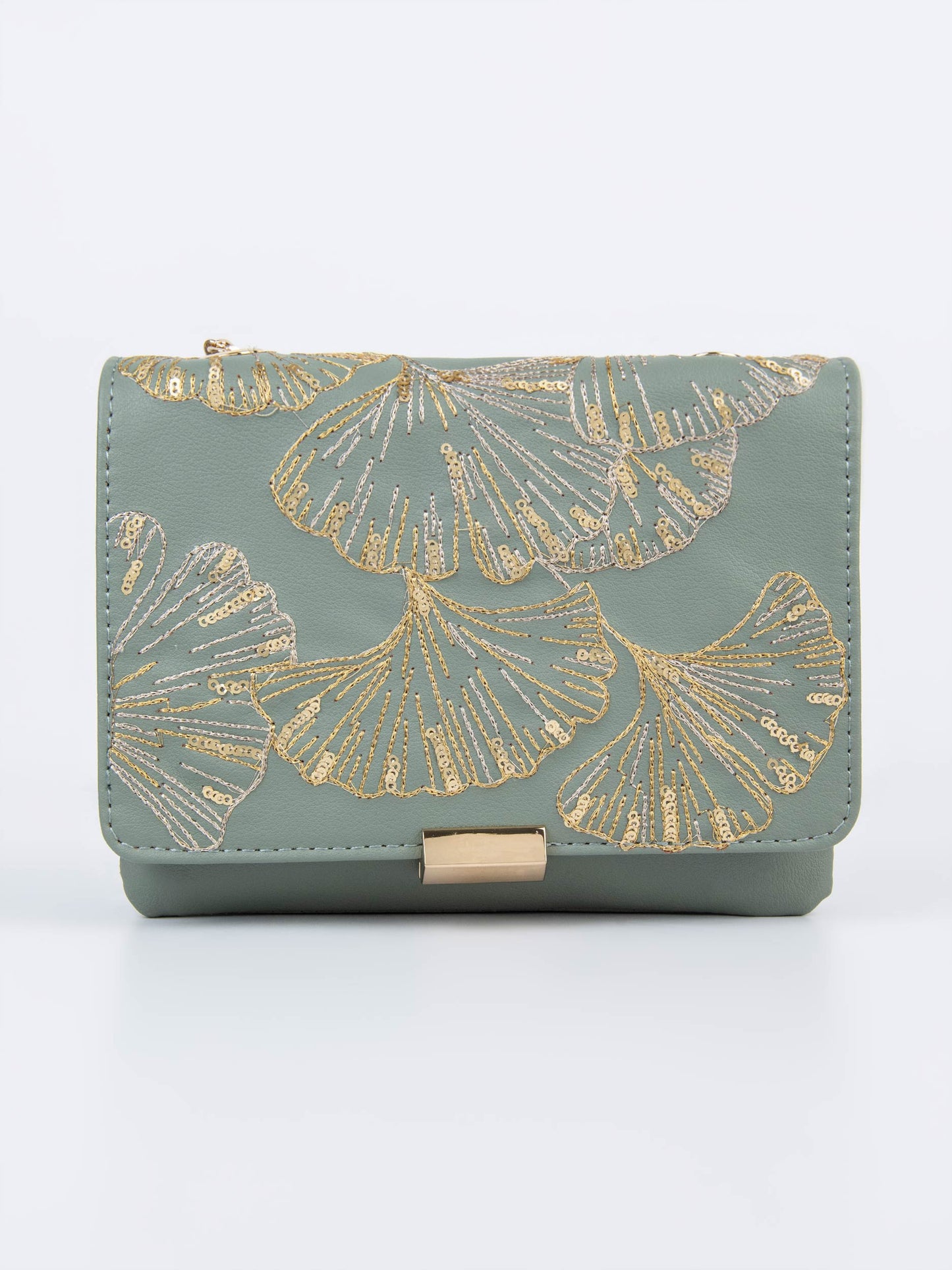 Embroidered Clutch