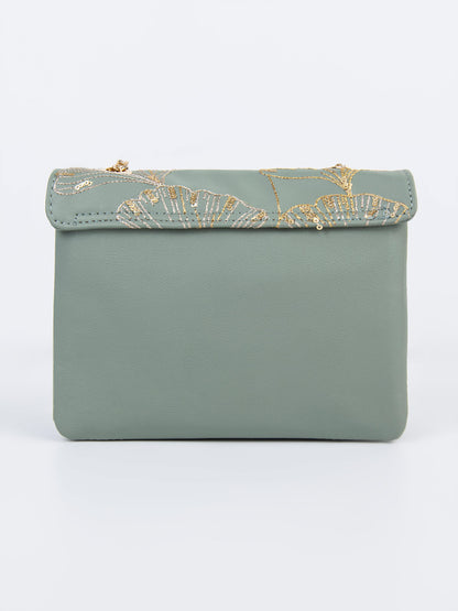 Embroidered Clutch