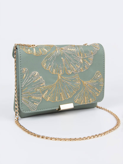 Embroidered Clutch