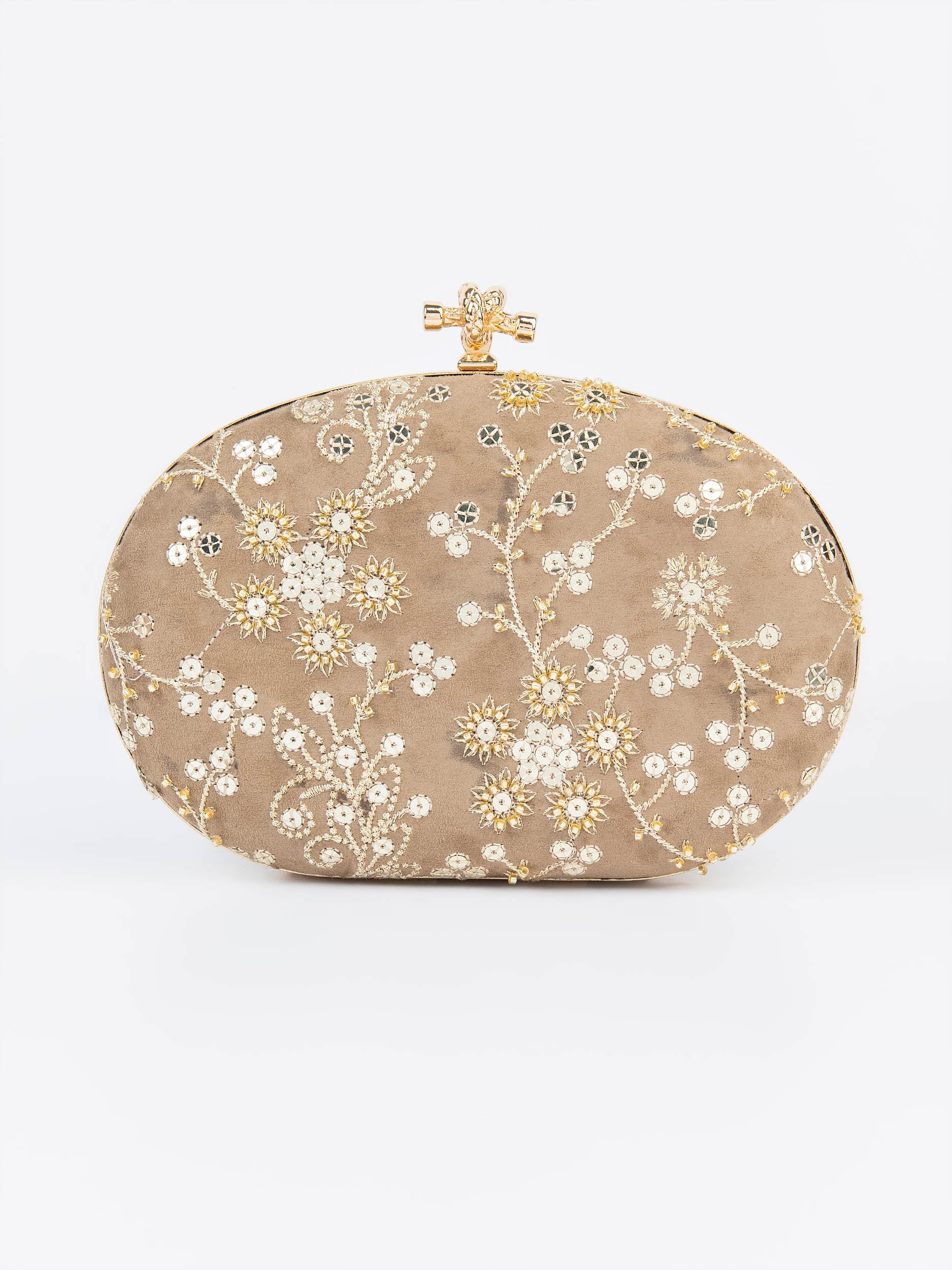 Embroidered Clutch