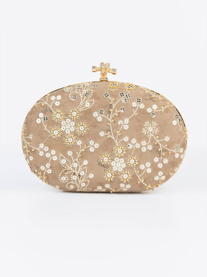 Embroidered Clutch