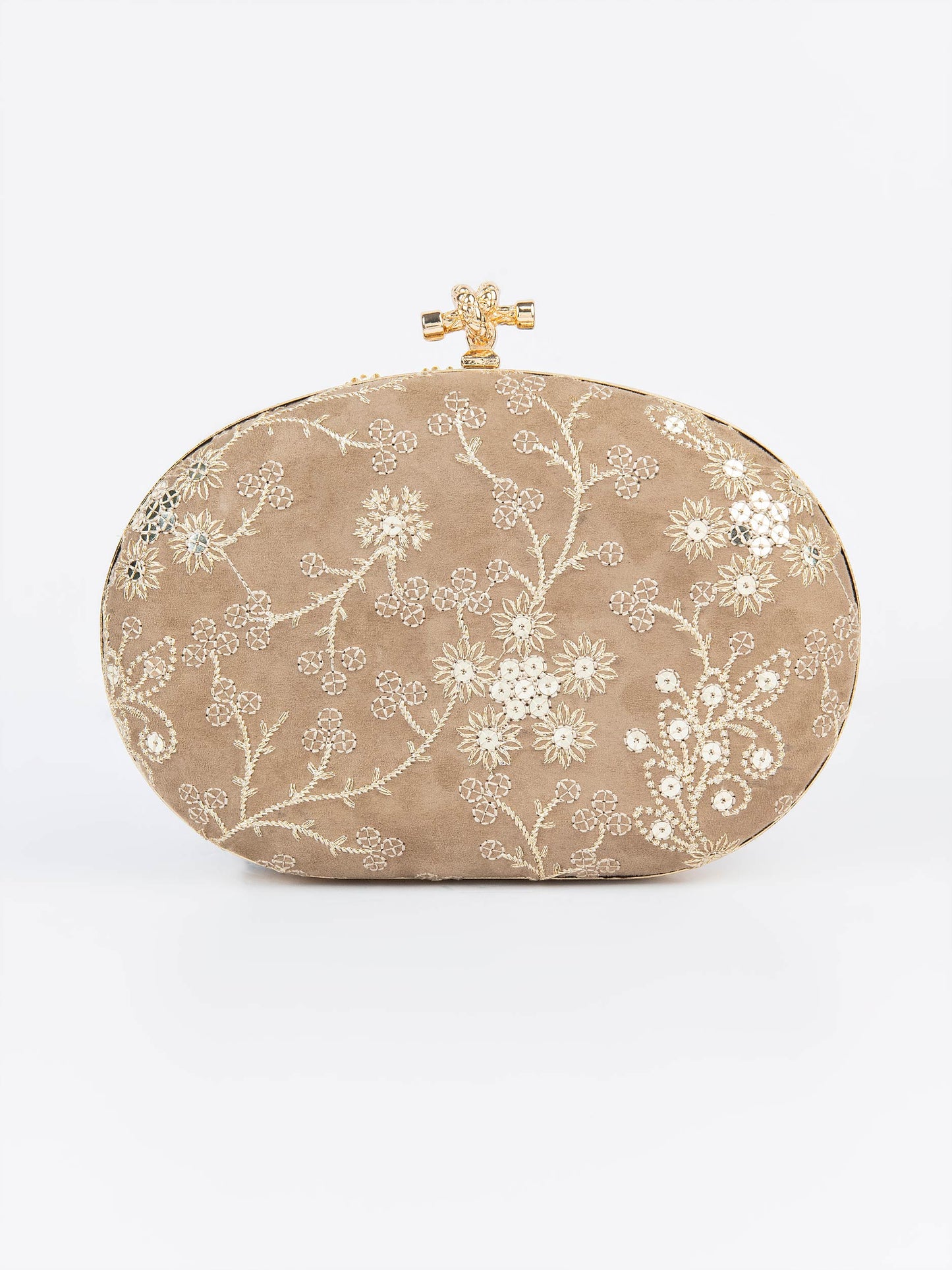 Embroidered Clutch