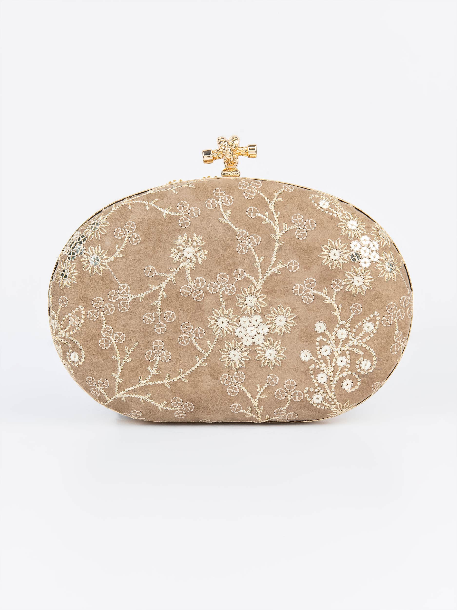 Embroidered Clutch