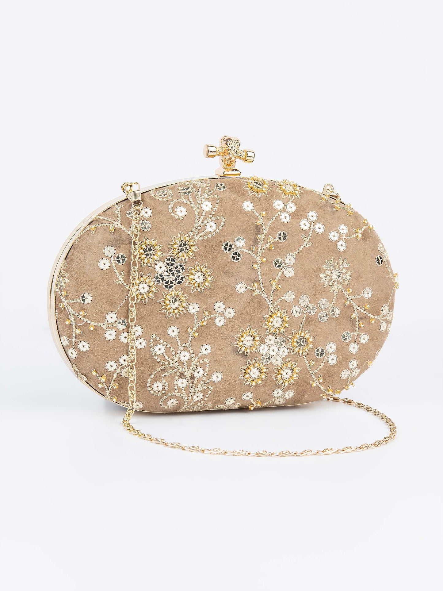 Embroidered Clutch