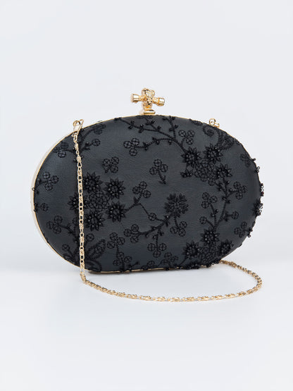 Embroidered Clutch