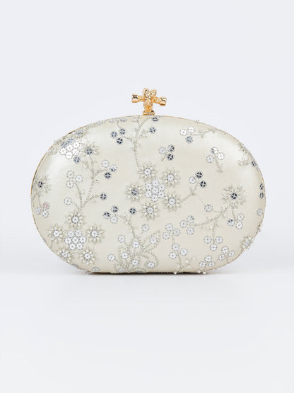 Embroidered Clutch