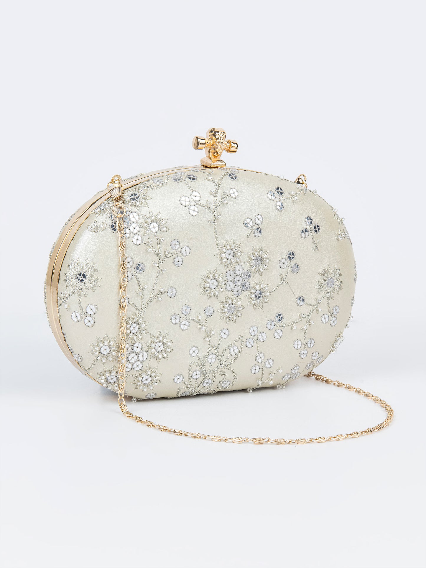 Embroidered Clutch