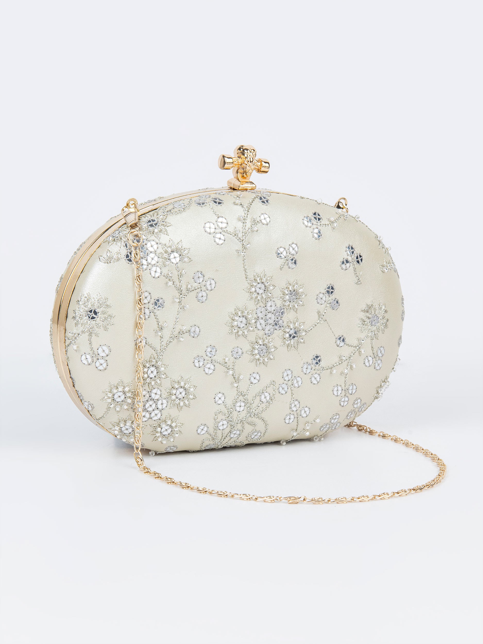 Embroidered Clutch