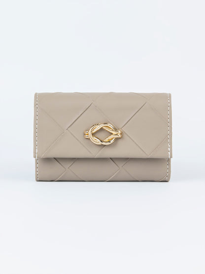 Trifold Textured Wallet