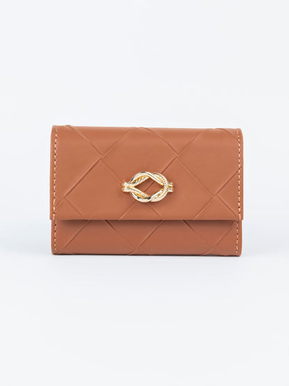 Trifold Textured Wallet