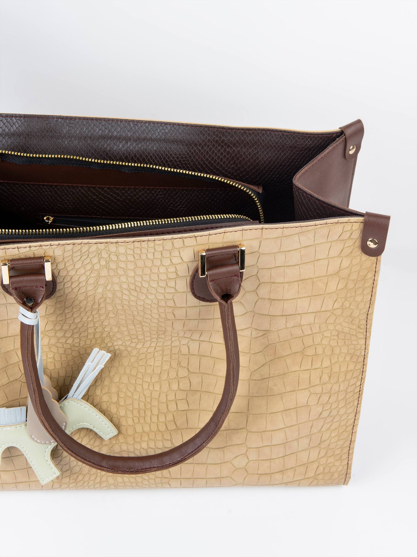 Textured Tote Bag