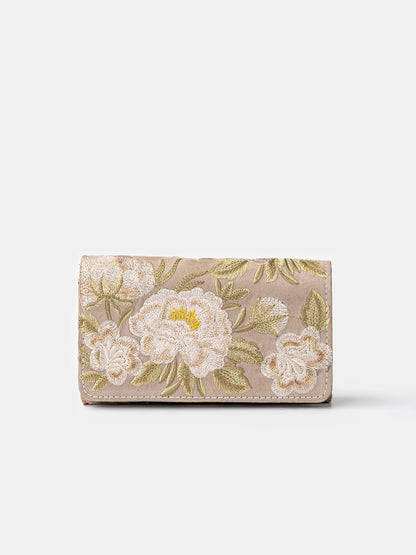 Embroidered Clutch