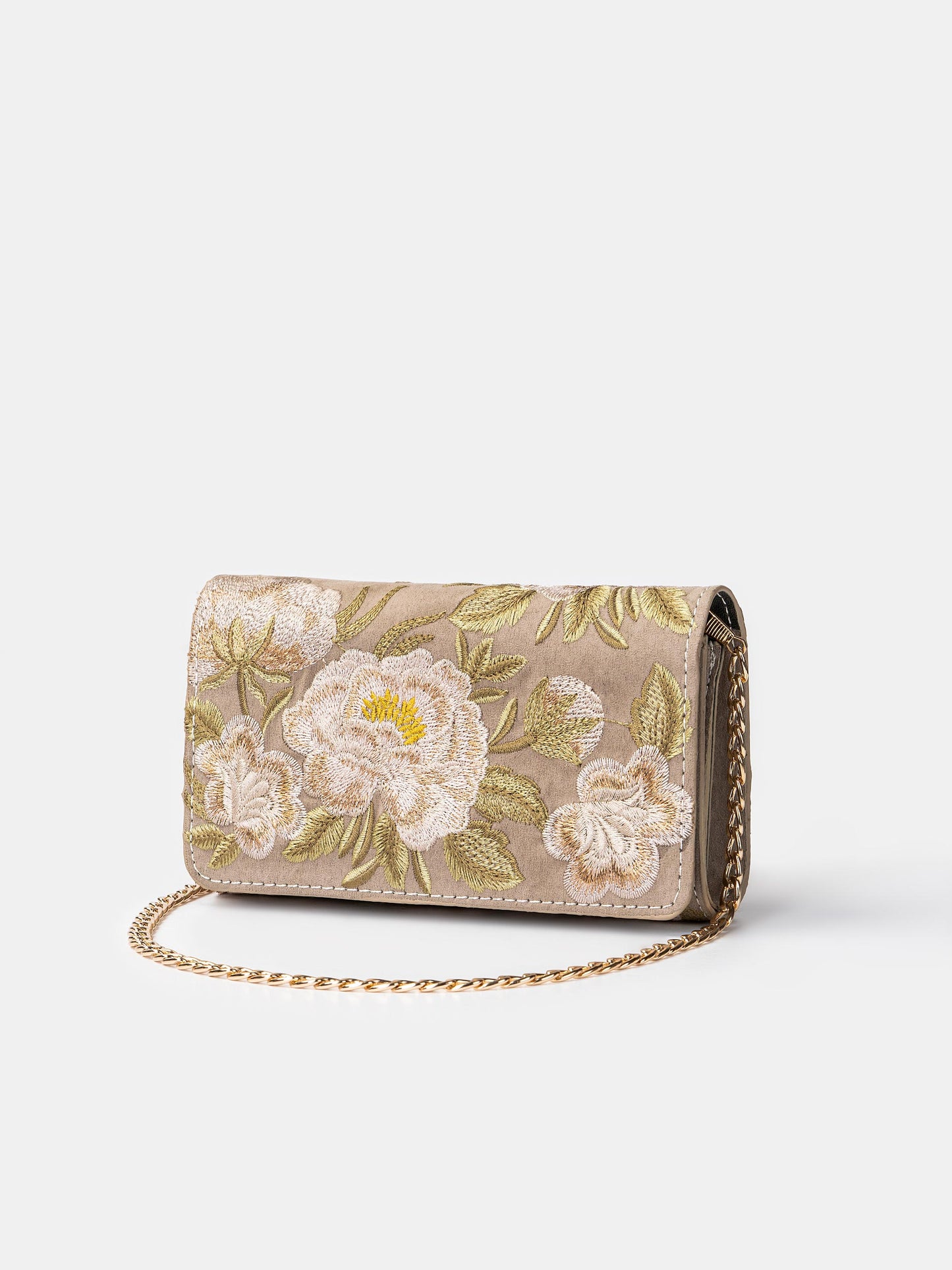 Embroidered Clutch
