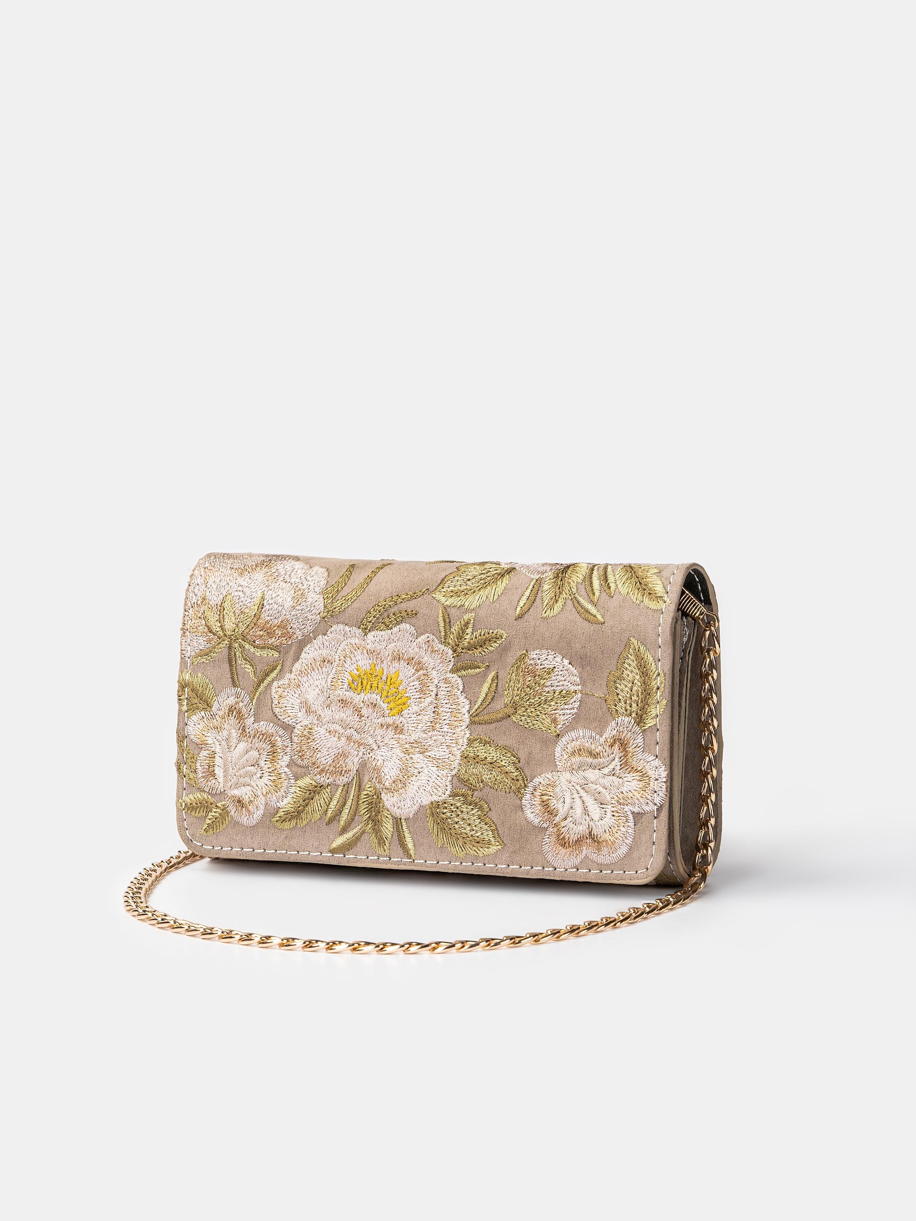 Embroidered Clutch