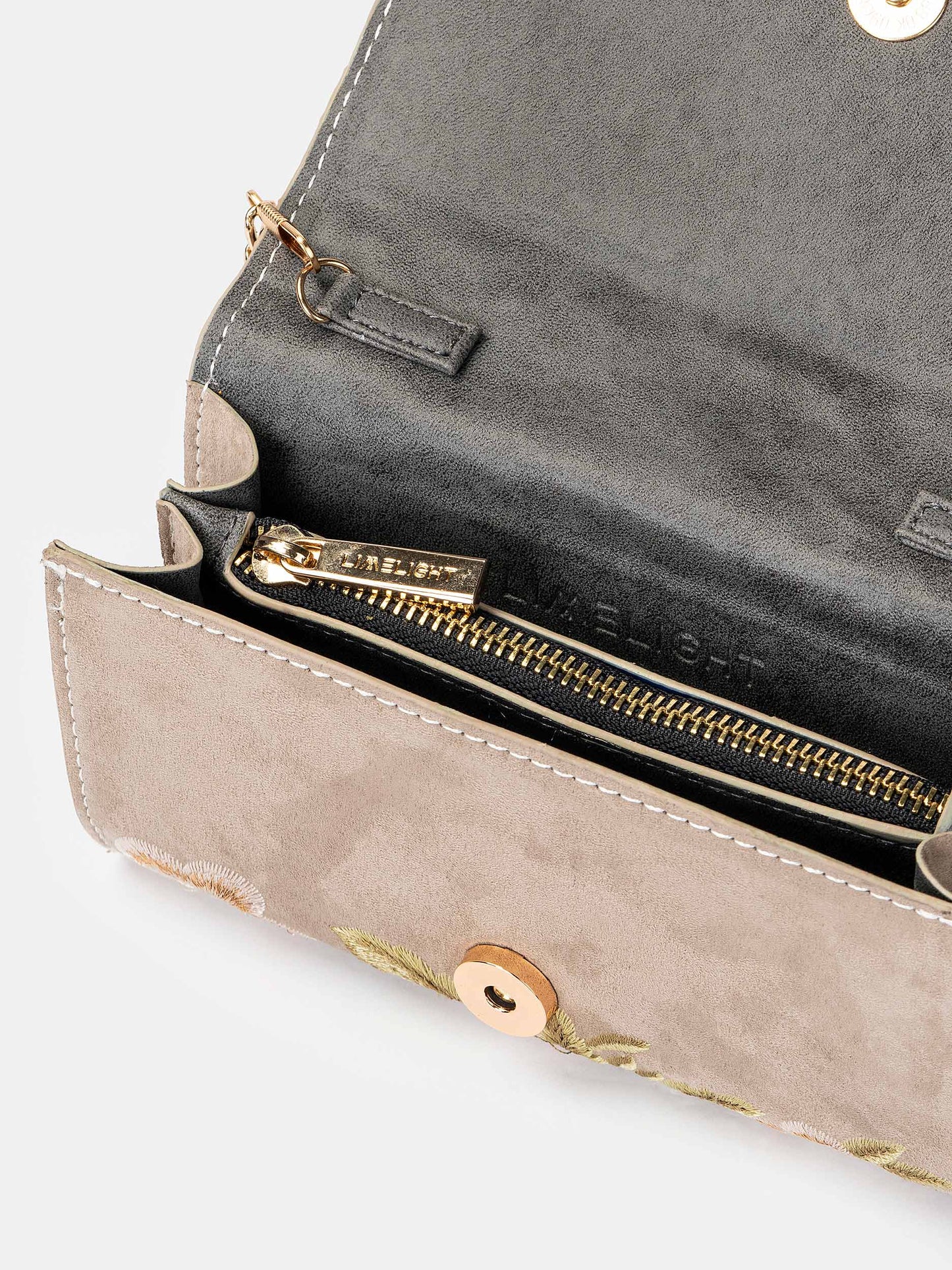 Embroidered Clutch
