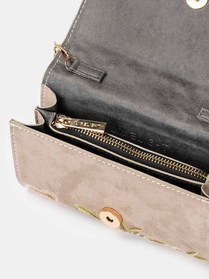 Embroidered Clutch