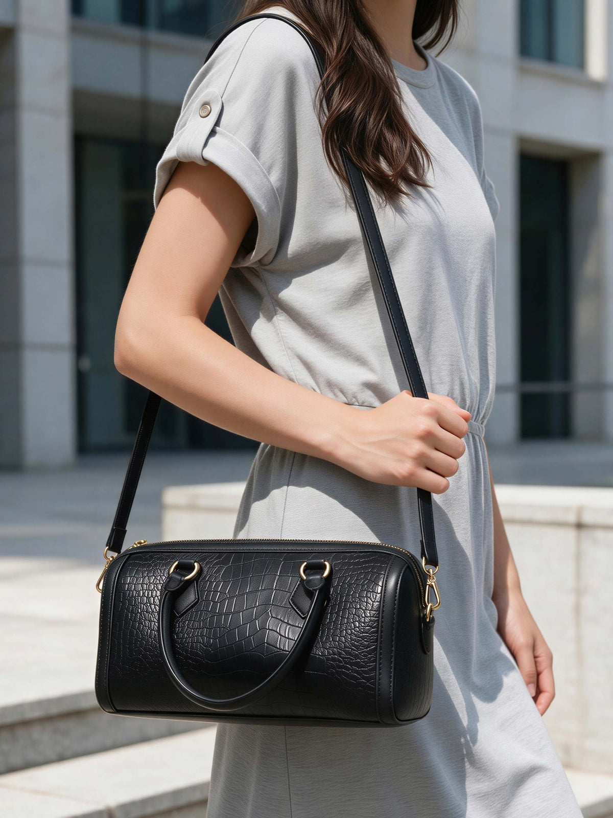 Croco Handbag