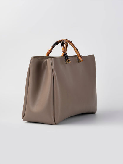 Bamboo-Handle Bag