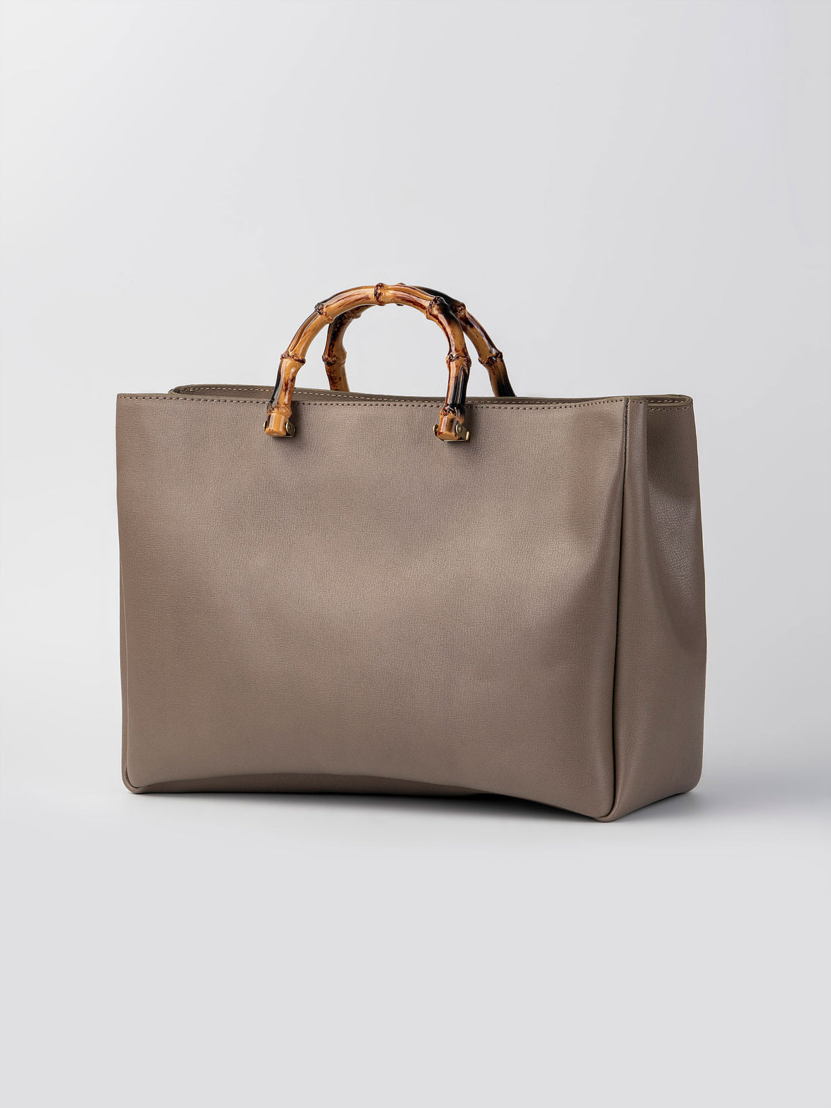 Bamboo-Handle Bag