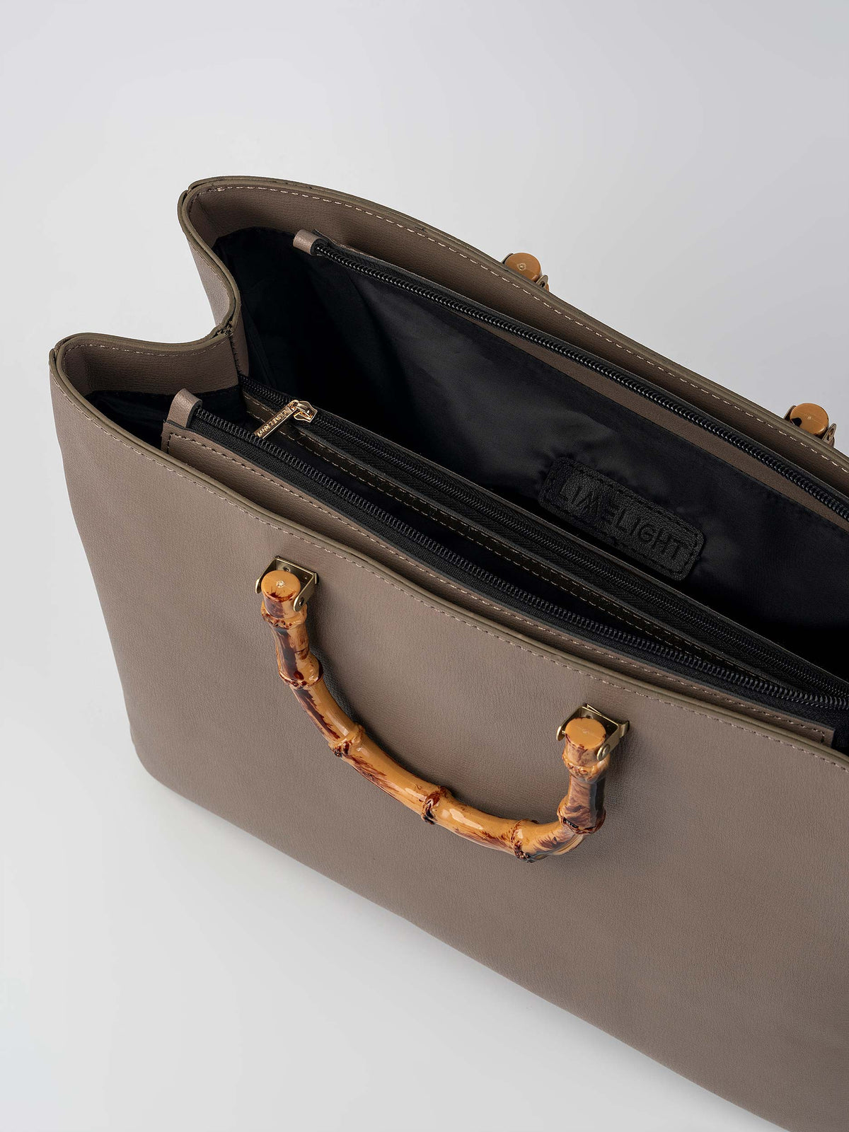 Bamboo-Handle Bag
