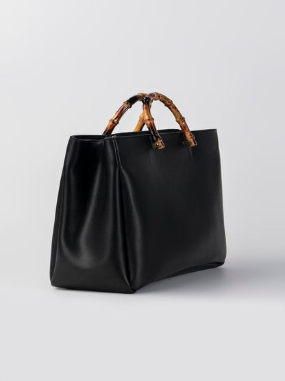 Bamboo-Handle Bag