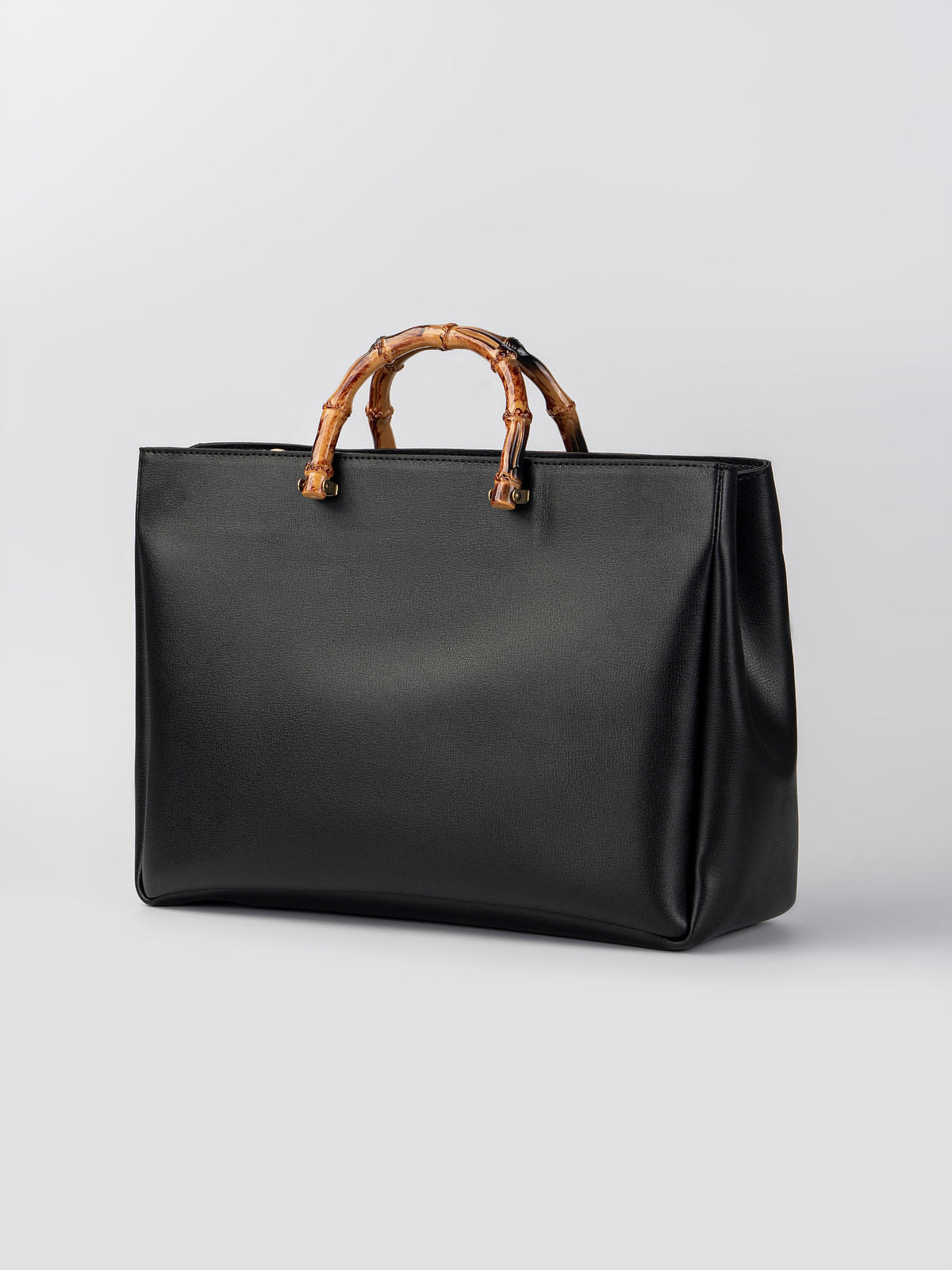 Bamboo-Handle Bag