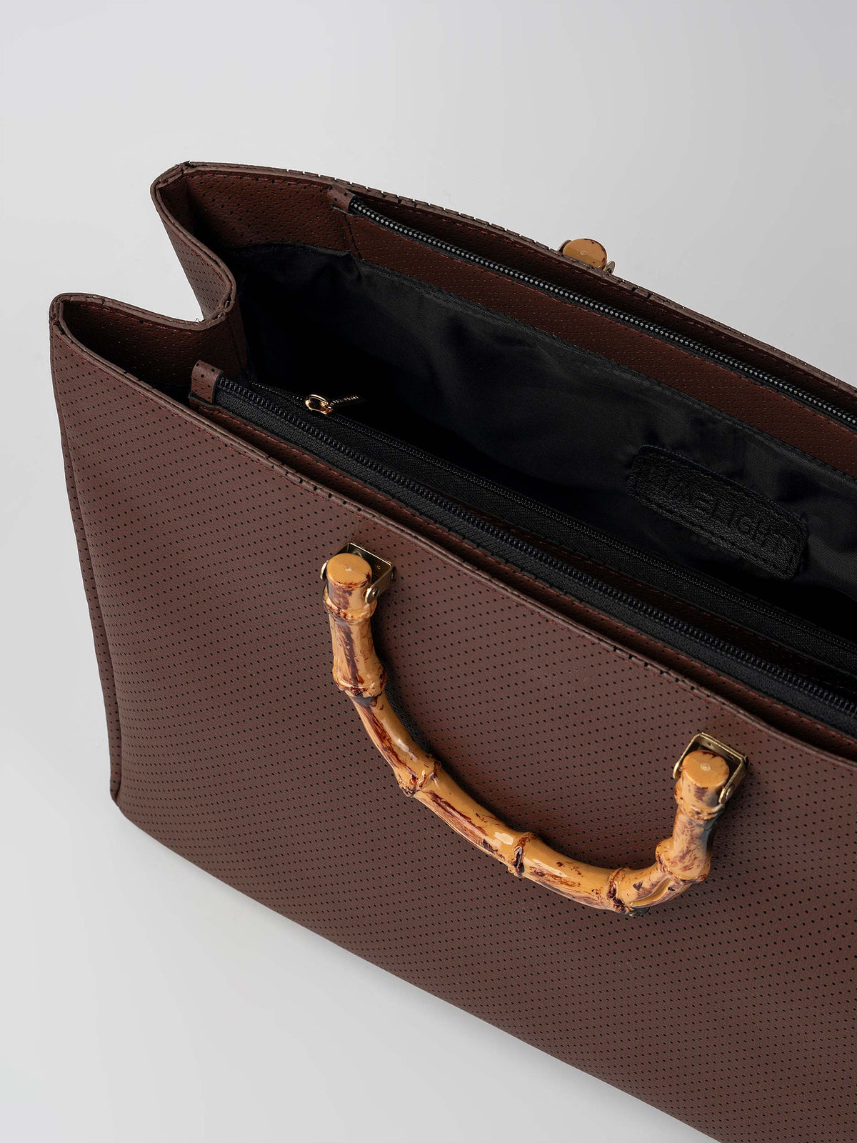 Bamboo-Handle Bag