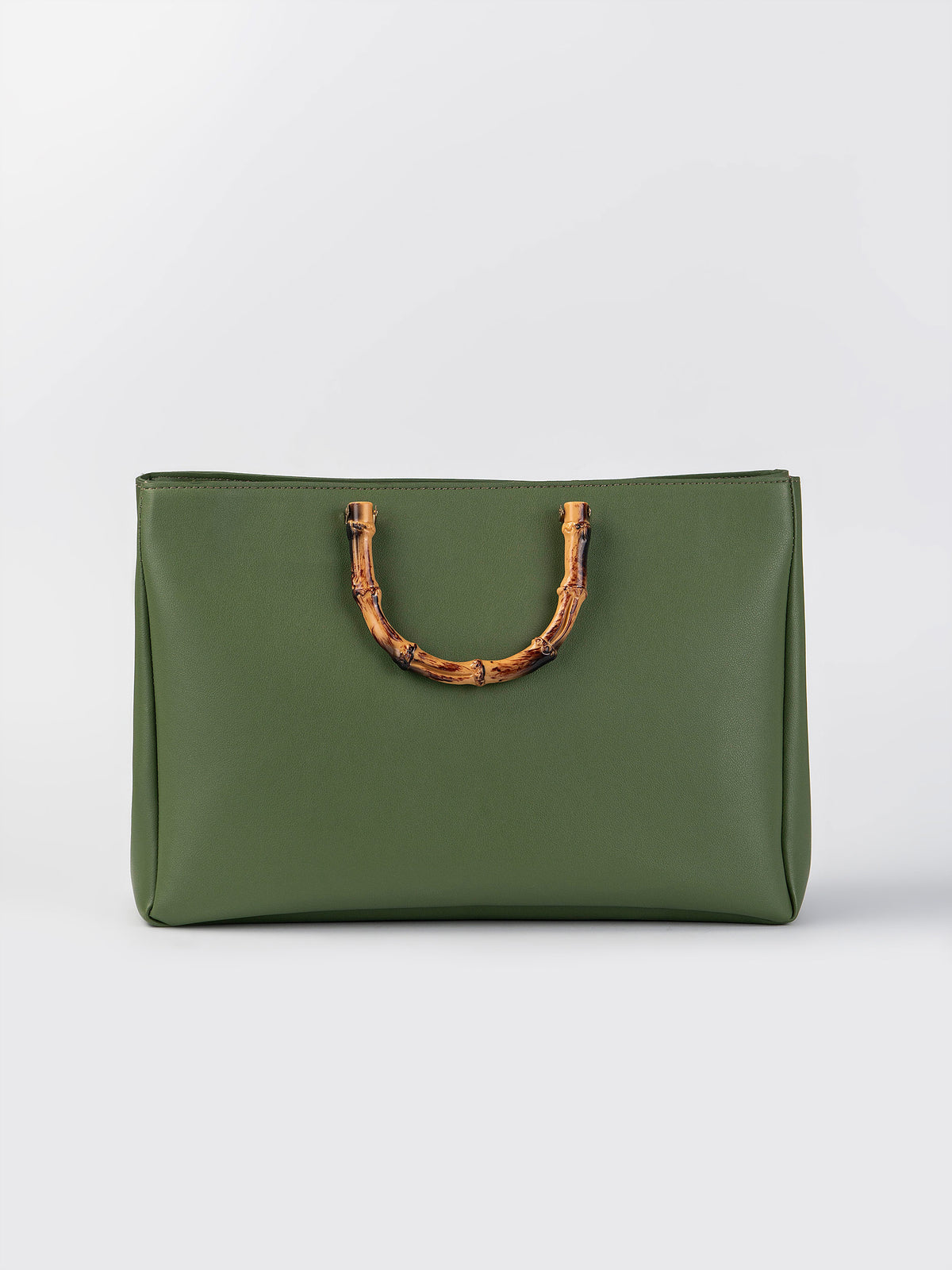 Bamboo-Handle Bag
