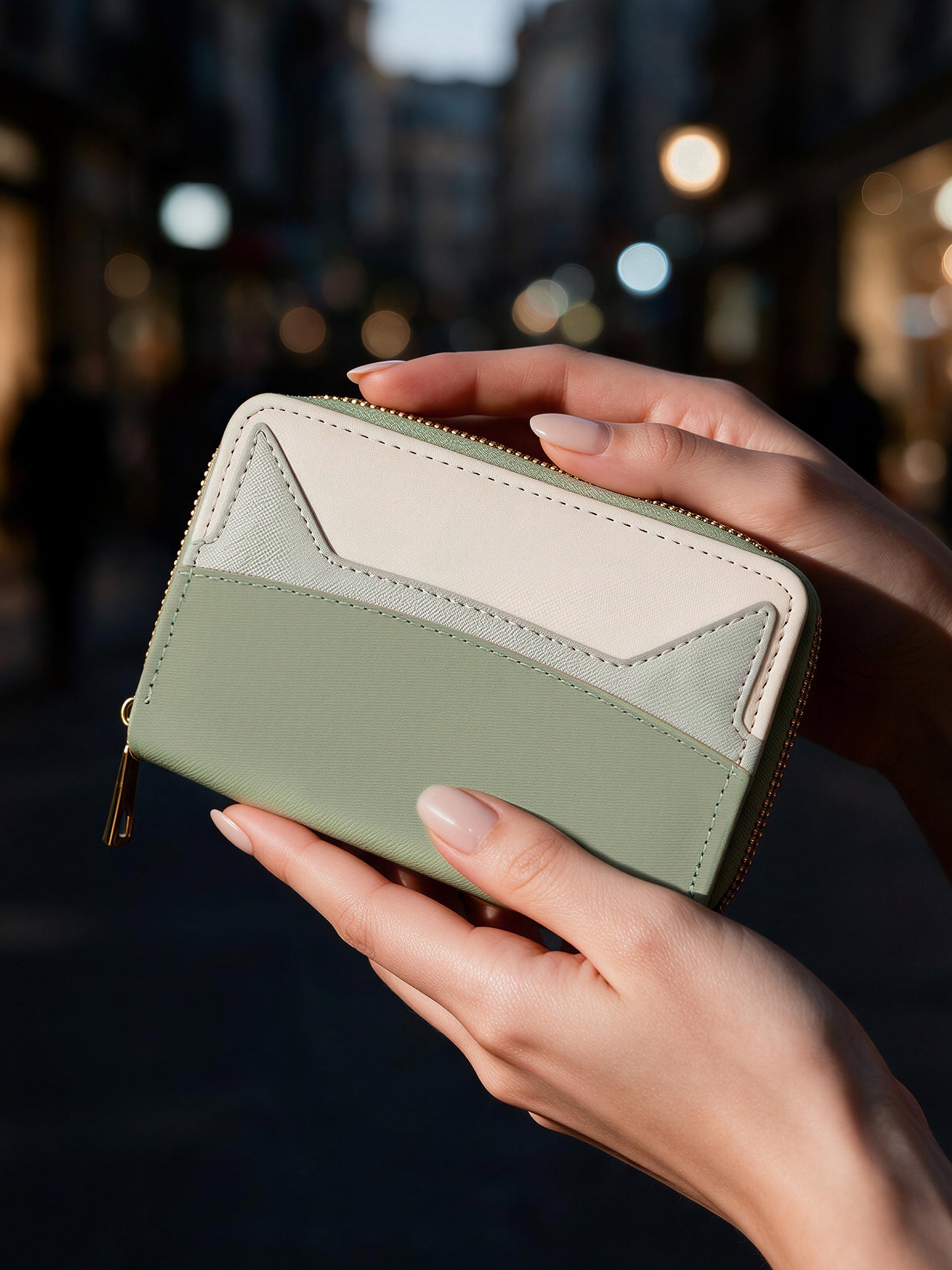 Tri-Color Wallet