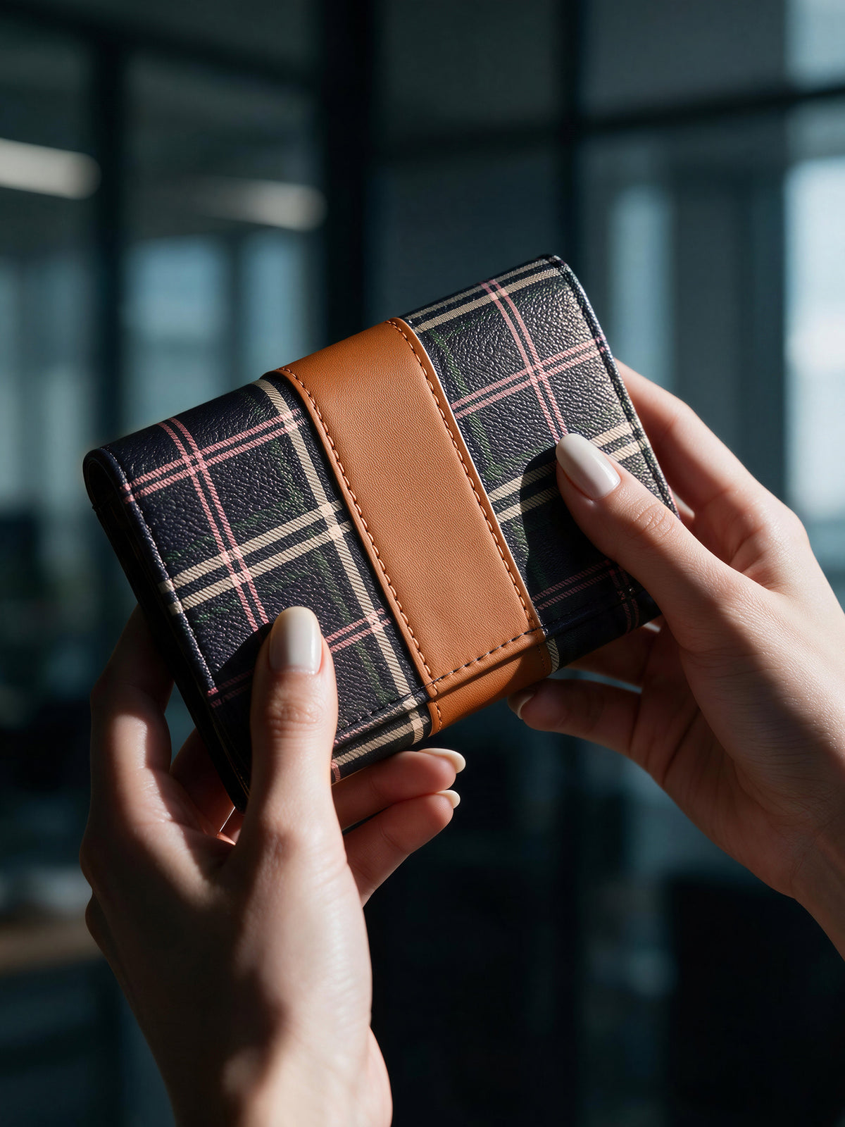 Checkered Wallet