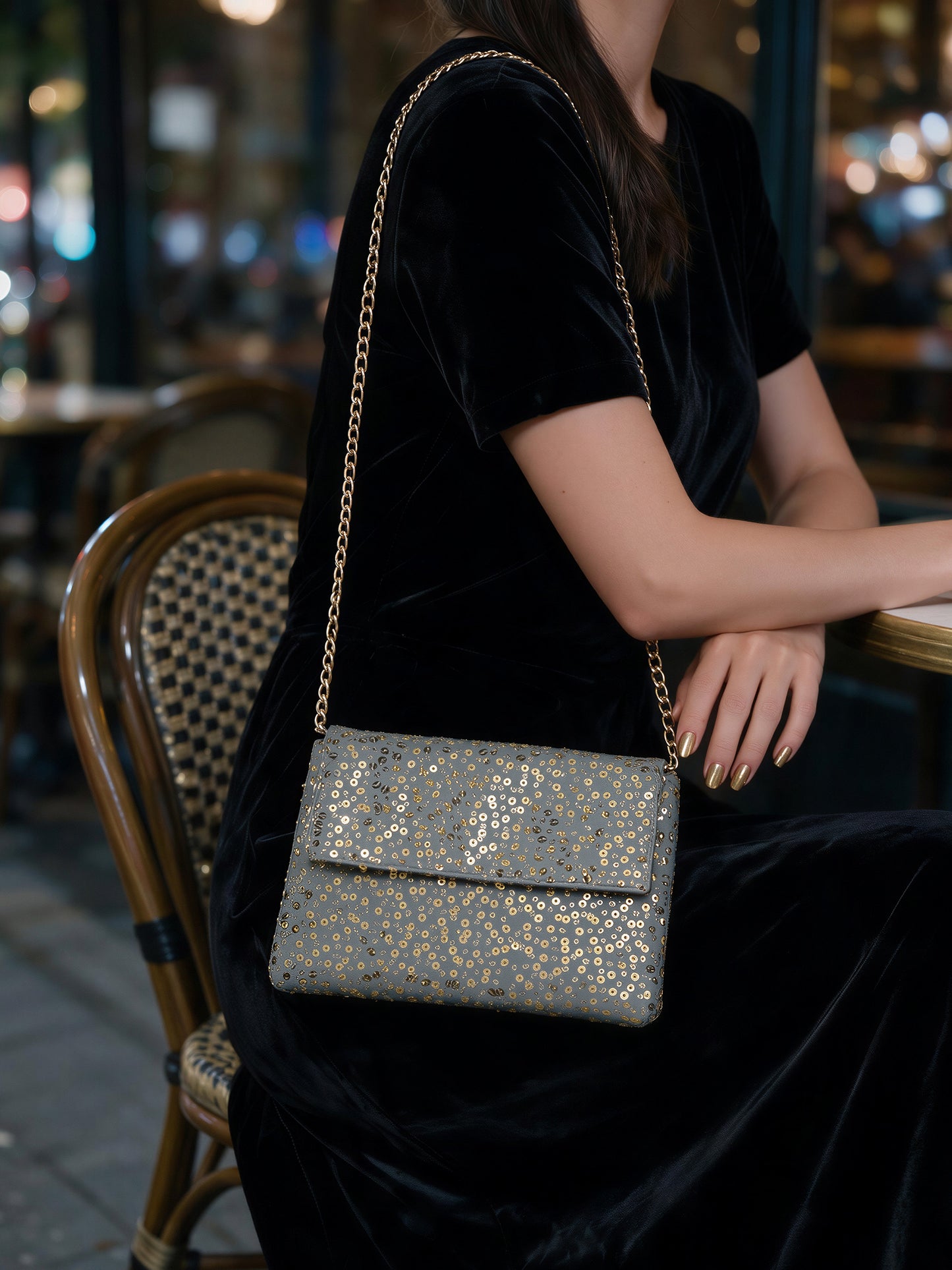 Sequin Clutch