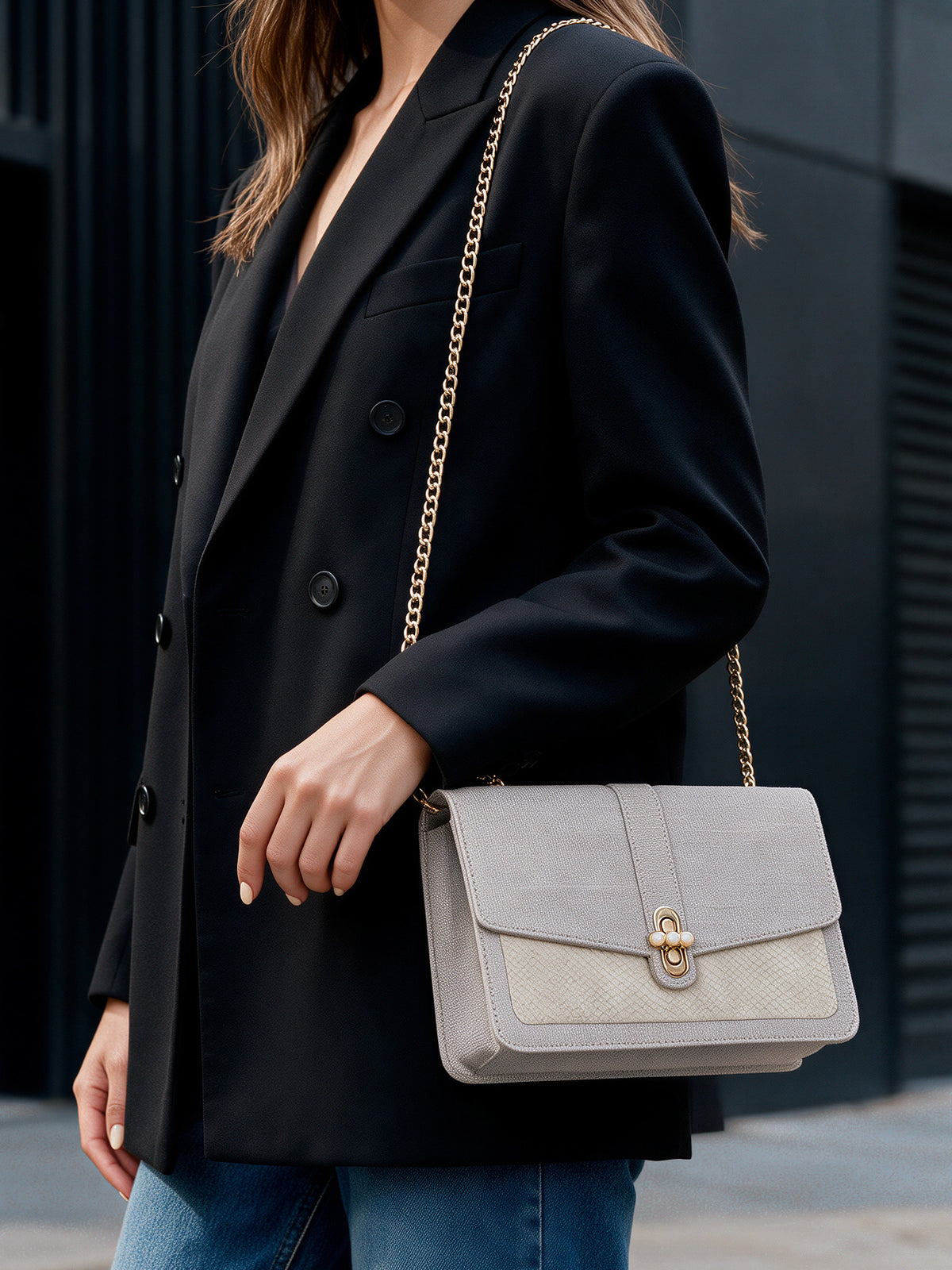 Two-tone Handbag