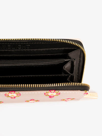 Floral Embroidered Wallet
