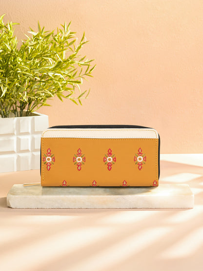 Floral Embroidered Wallet