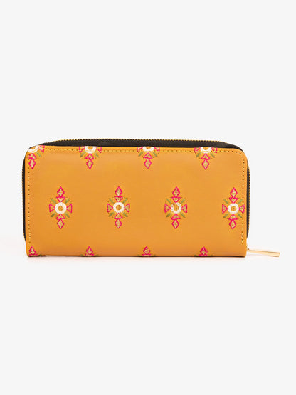 Floral Embroidered Wallet