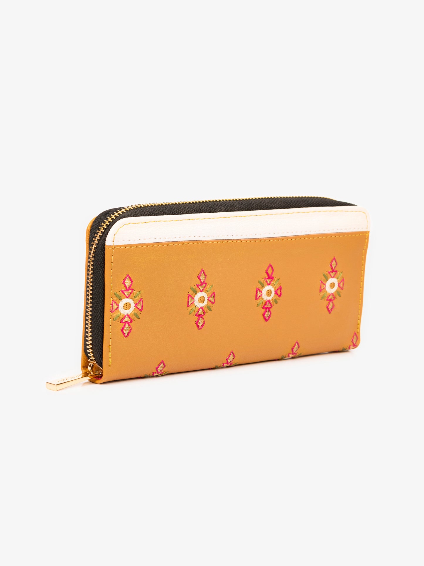 Floral Embroidered Wallet