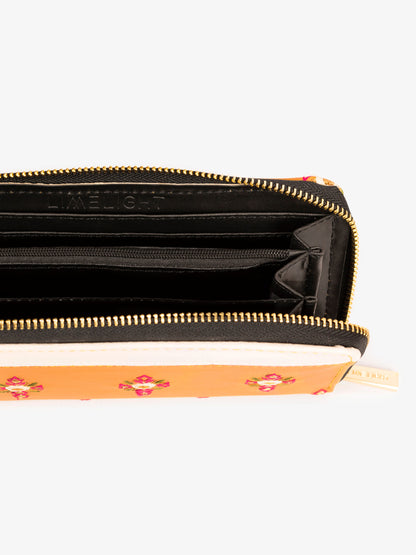 Floral Embroidered Wallet