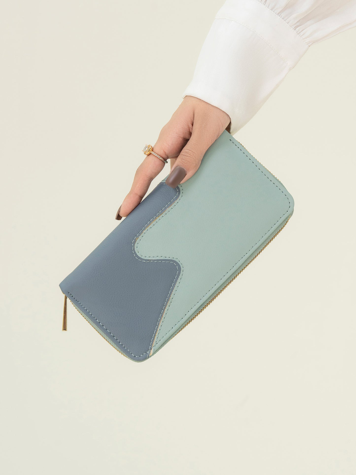 Two Toned Wave Wallet